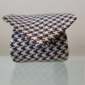 Paul Frederick Tie Houndstooth 100% Italian Silk